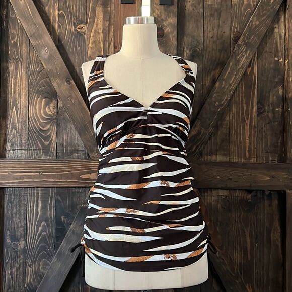 Silhouette Tankini halter  Top Sz-10 - Picture 1 of 10